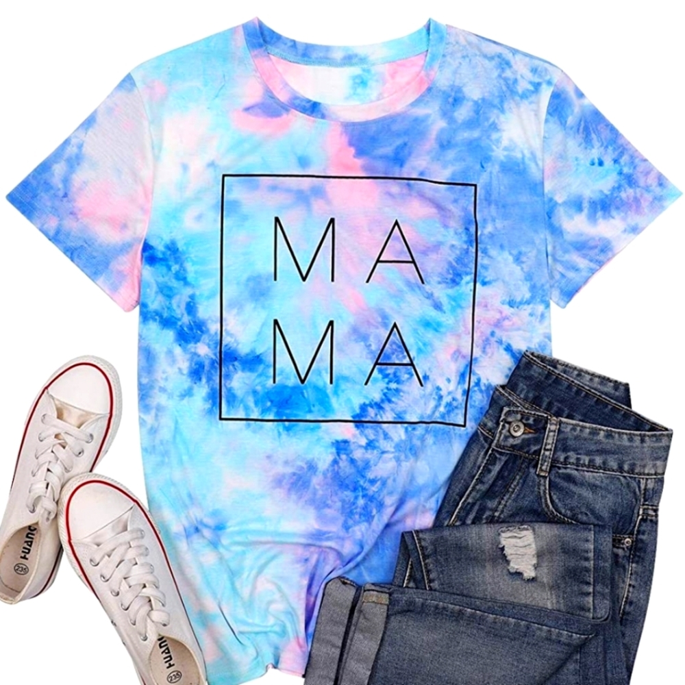MAMA tie dye tee - xl